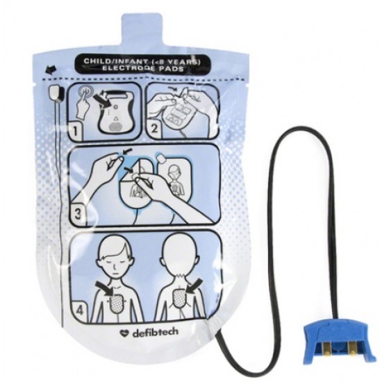 Defibtech Paediatric Defibrillator Pads for AED and AUTO - One Pair CODE:-MMDEF009