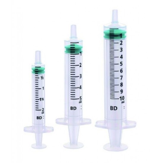 BD Plastipak Luer Slip Syringe 2ml x 100