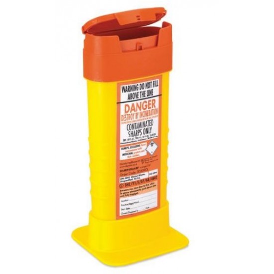 SHARPSGUARDÂ® orange Bin 0.6Ltr(DD509OL)