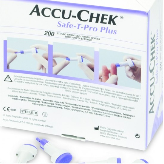 ACCU-CHEK Safe-T-Pro Plus lancet X 200