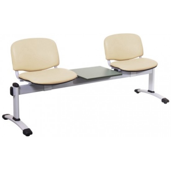 Visitor 3 Section Module - Incorporating 2 Seats/Backs & 1 Magazine Table CODE:-MMVCH001