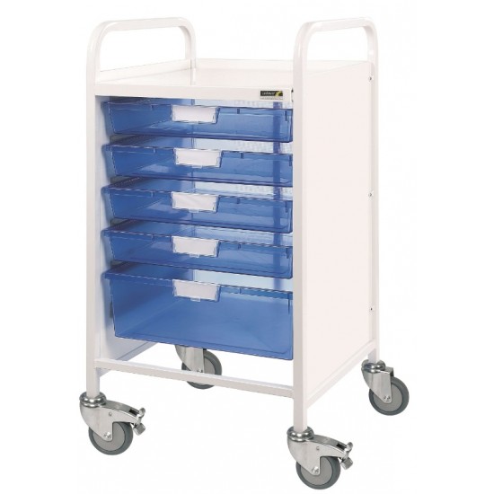 Vista 50 Trolley (4 Single & 1 Double Tray) CODE:-MMTRO012