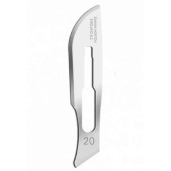 Swann Morton Standard Surgical Blades For  No4, Sterile, Stainless Steel (Pack of 100) 