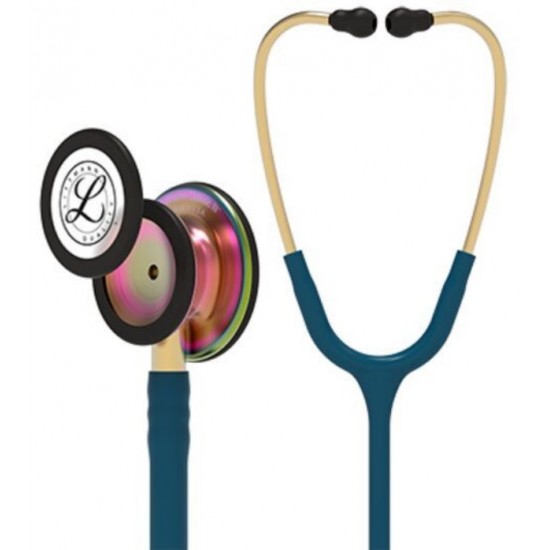 3M Littmann Classic III Stethoscope -Caribbean Blue Rainbow Chest-piece CODE:-MMCSTE20/LCR