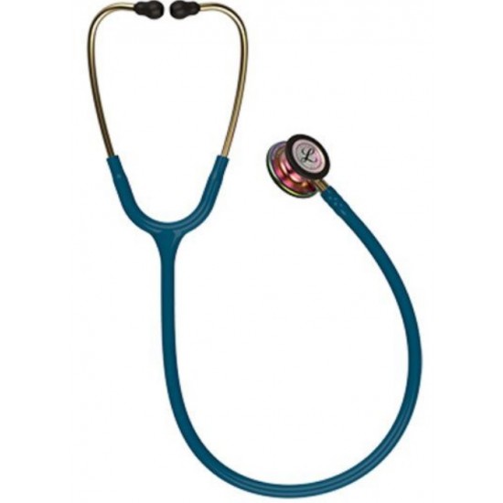 3M Littmann Classic III Stethoscope -Caribbean Blue Rainbow Chest-piece CODE:-MMCSTE20/LCR