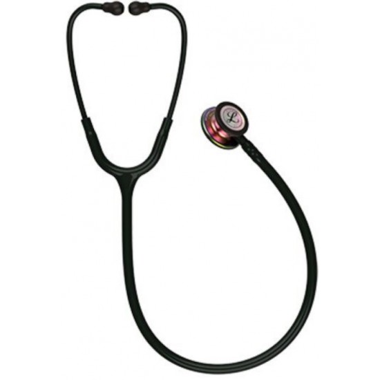 3M Littmann Classic III Stethoscope - Black with Rainbow Chest-piece CODE:-MMCSTE20/LBR