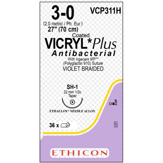 Coated Vicryl Violet 3 - W311H