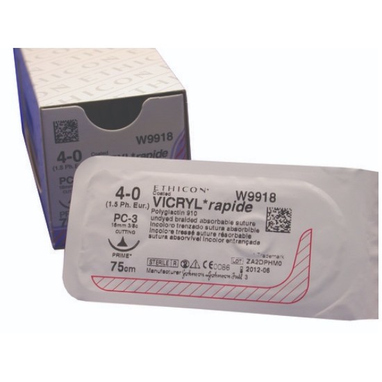 Coated Vicryl undyed 4 - W9918