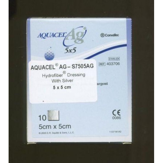 Aquacel AG Dressing 5cm x 5cm