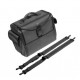 Bollmann Alternative Case- With Shoulder straps (black polymousse)