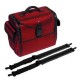 Bollmann Alternative Case- With Shoulder straps (red polymousse)