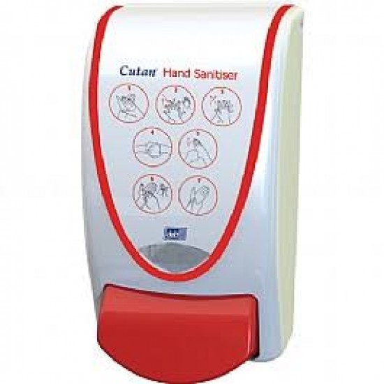 Cutan Hand Sanitiser Wall Dispenser for 1 litre cartridges