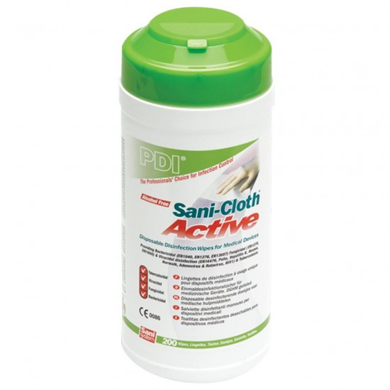 Sani-Cloth Alcohol Free Active Wipes x 200